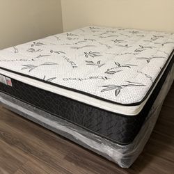 Cal king pillow top!