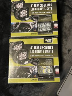 4” LED Lights 2 Pack- Brand New