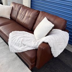 Leather Couch 