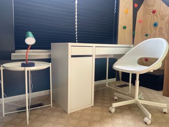 IKEA desk and chair
