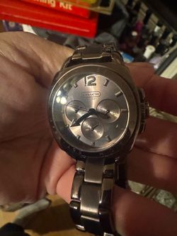 Coach brown Chronograph Stainless Steel Watch