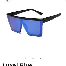Luxe Blue Sunglasses