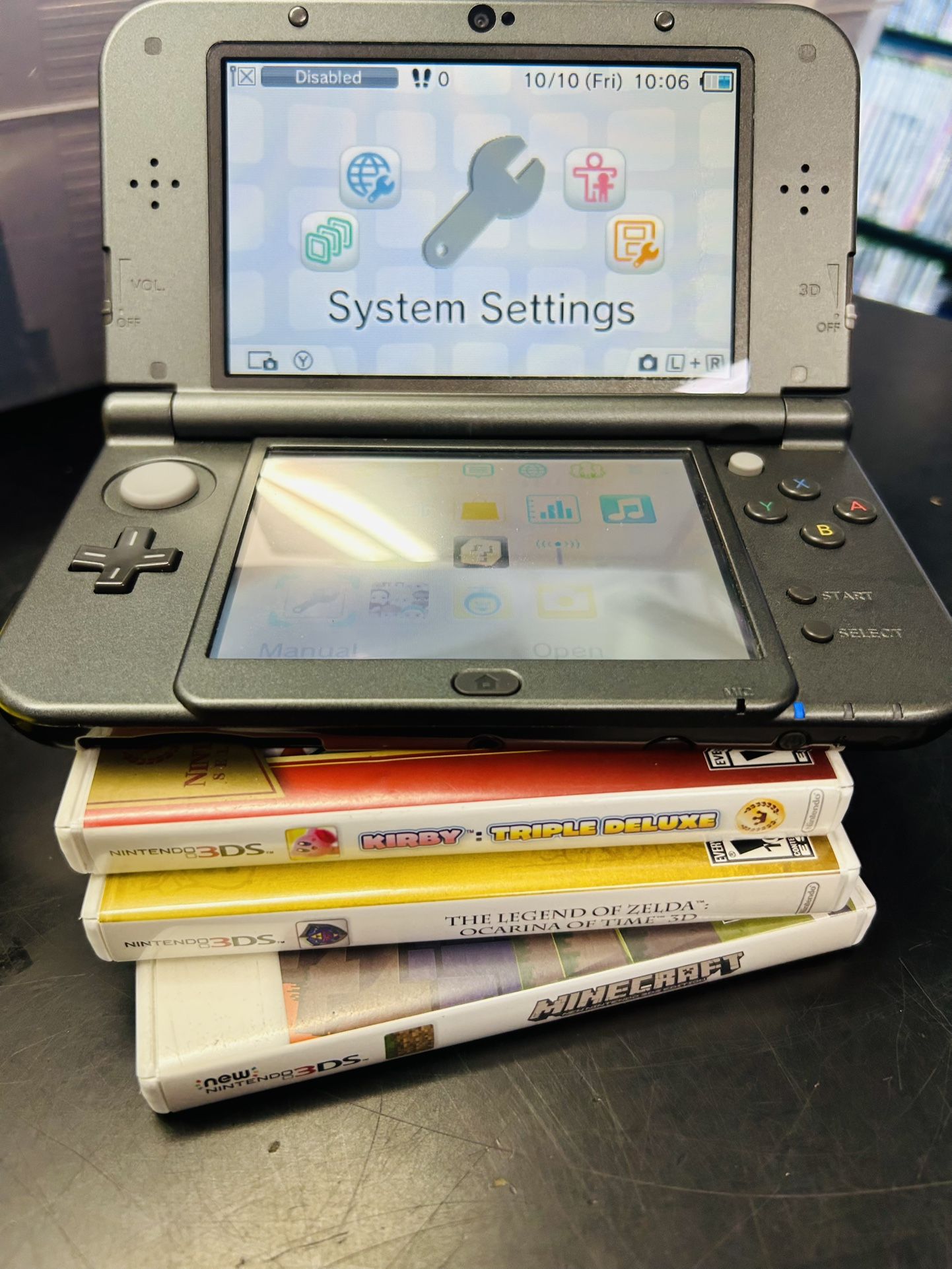 New Nintendo 3DS XL + Games - Used - Good Condition - $300 - Bundle Price