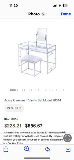 Acme Carenze I| Vanity Set Model 90314