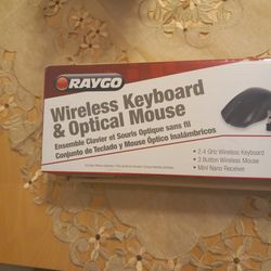 Wireless Keyboard & Mouse (Raygo)