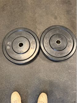 45lb bumper plates