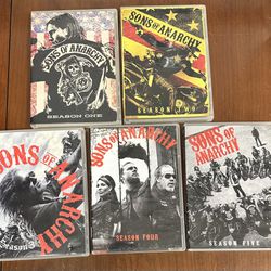Sons Of Anarchy Seasons 1-5 Lot