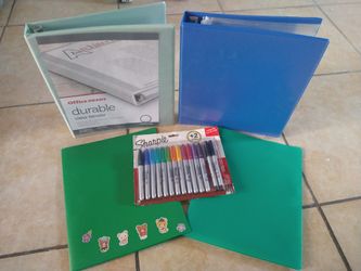 School Supplies Lot