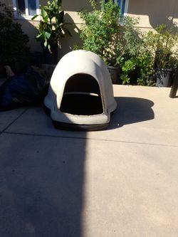Igloo-Style Plastic Dog House