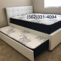 👉🏽👉 Full/Twin Trundle New Beds With Both Mattresses Included 