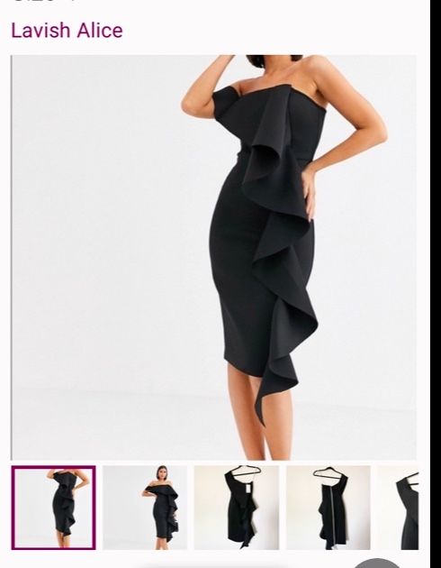 NEW Lavish Alice - Little Black Dress 8-10