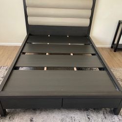 Modern Bed Frame - Queen, Copenhagen Furniture , Mattress Included 