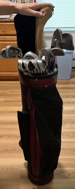 Golf Clubs With Pro Tour Bag