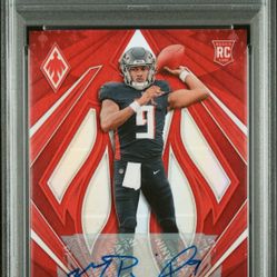 2024 Phoenix - Michael Penix Jr. Red /99 Auto Atlanta Falcons PSA 9 