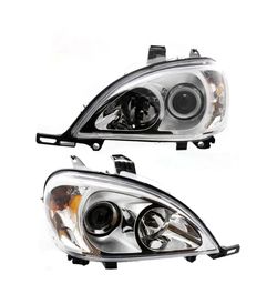 Mercedes Headlight Pair Halogen 65660