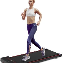 Under Desk Flat Walking Pad Treadmill 