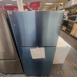 Ge 30 Inch Top Freezer Refrigerator 19.2 Cu Ft Stainless Steel GIE19JSNRSS