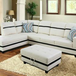 Sectional Color Blanco 