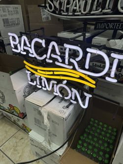 Bacrdi Lemon Neon Sign