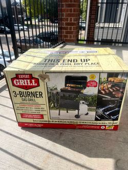 Brand-New Expert Grill 3-Burner Gas Grill — Sealed in Box