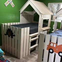 Kids Twin Bed Set Tree House