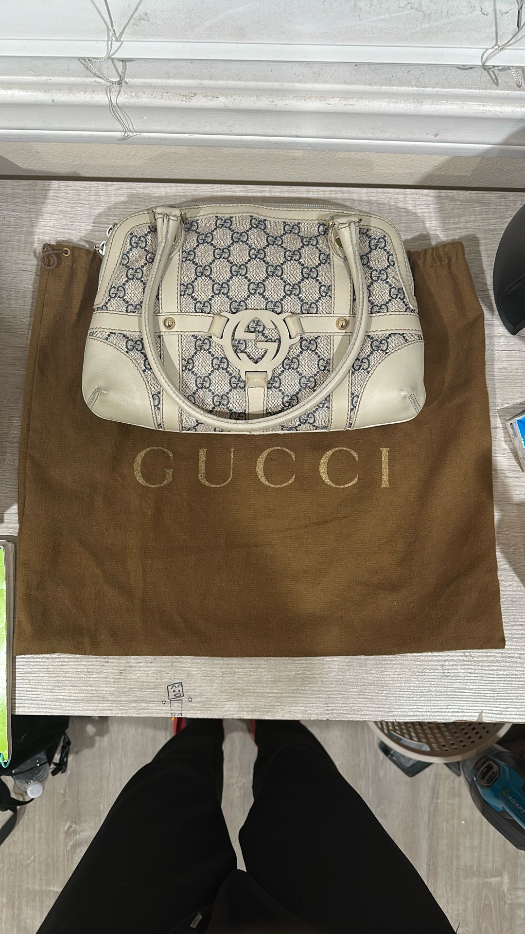 Gucci Monogram Rein Tote