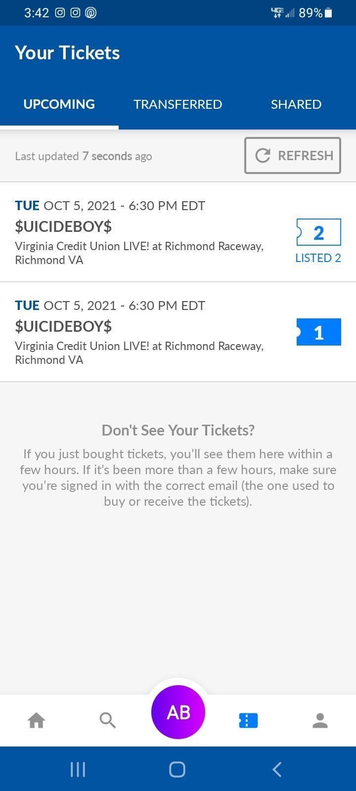 3 $uicideboy$ Tickets For Oct 5