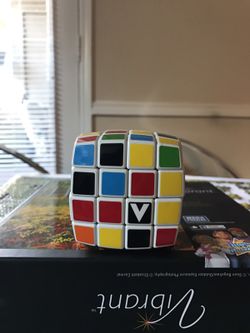 V Cube Pillowed Cube Toy (Multicolored)