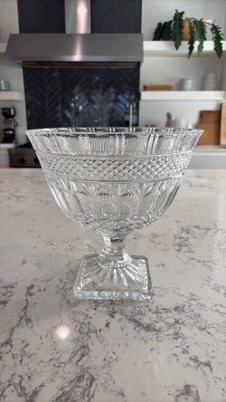 Real crystal punch bowl/ parfait bowl