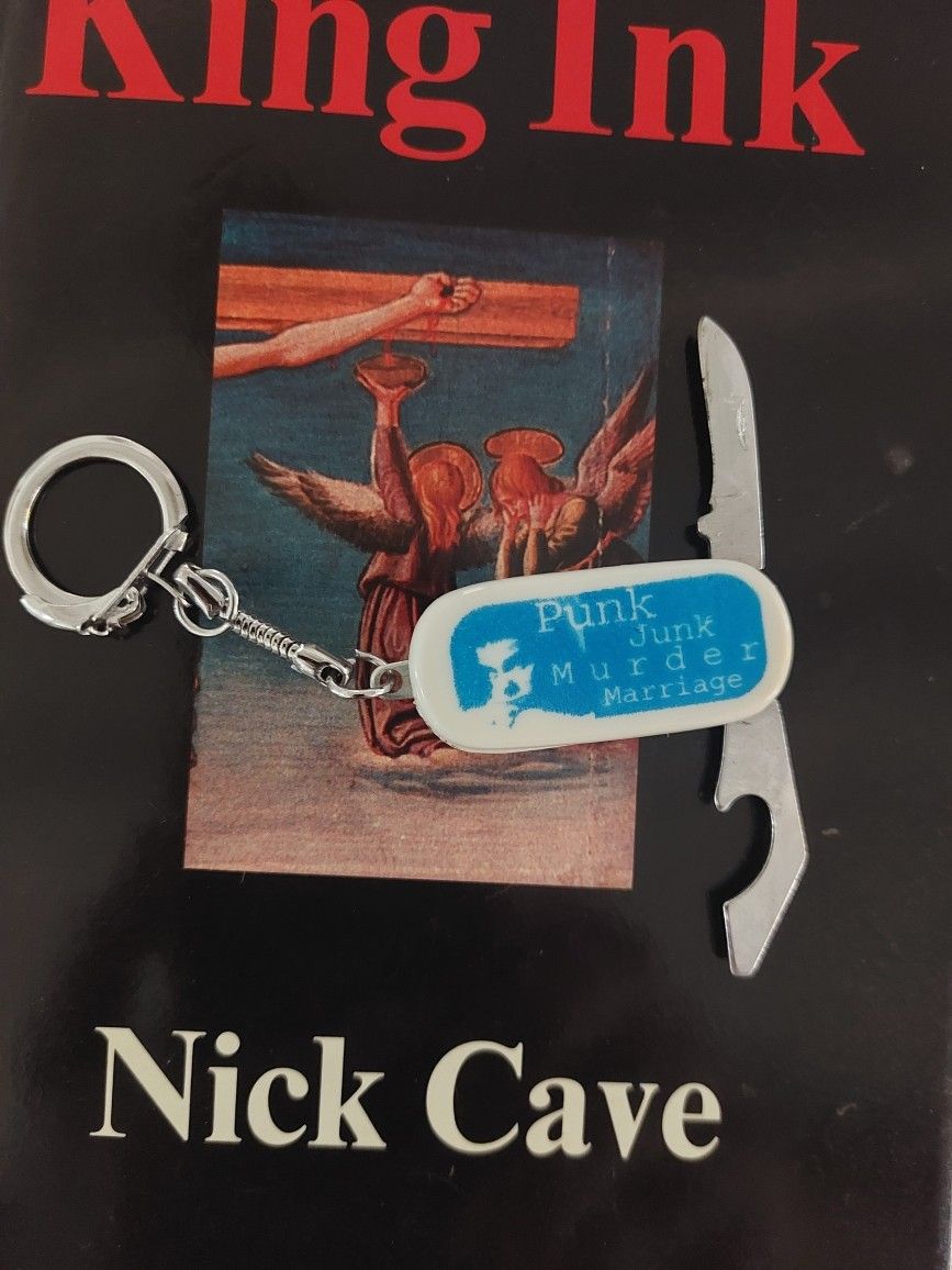 Nick Cave King Ink. 1st Ed. Hardback. Plus Rare Keychain