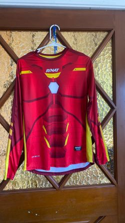 Red Rinat Iron Man Soccer Goalie Jersey