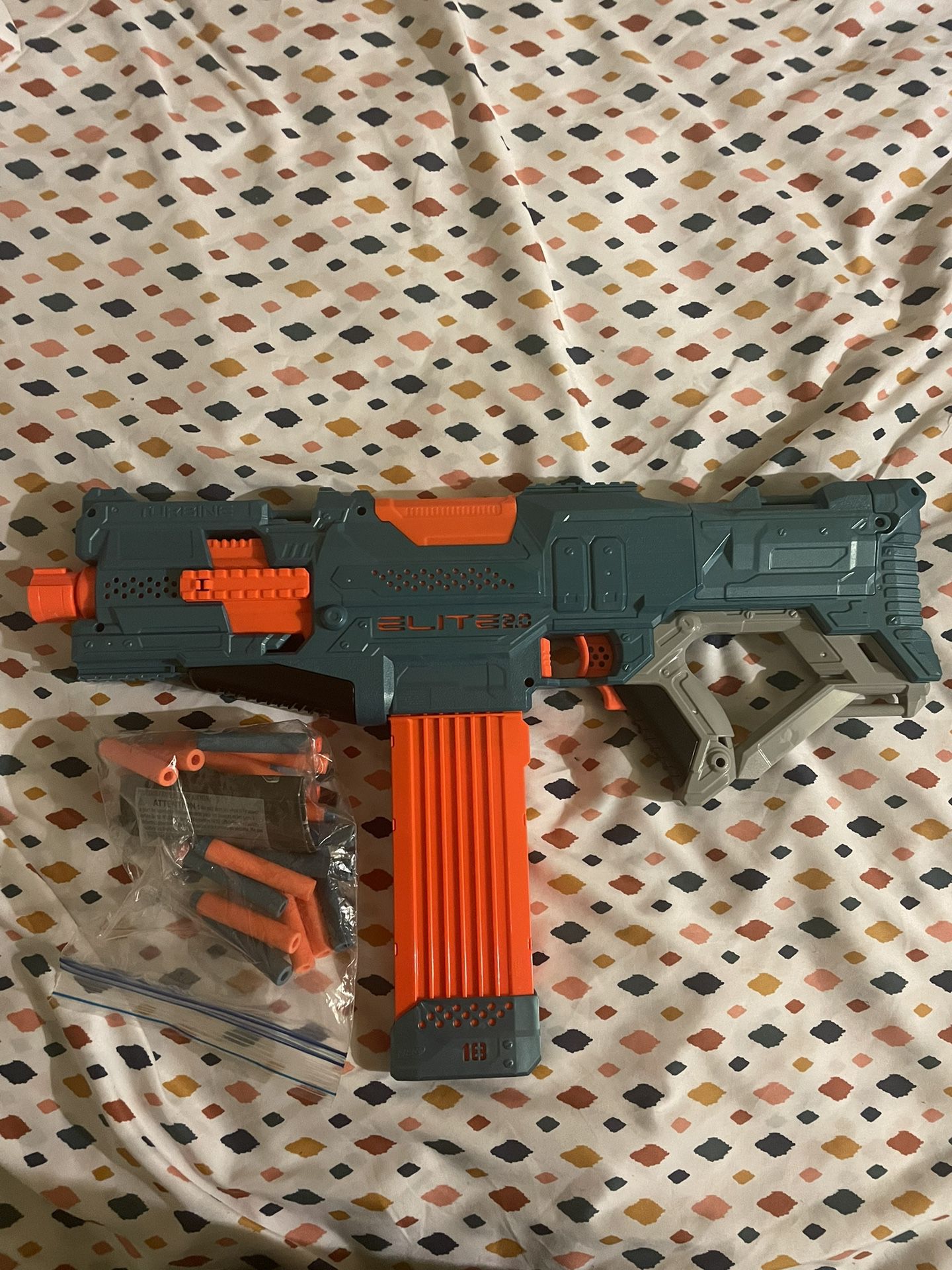 automatic nerf gun with extra bullets