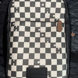 Coach Westway Pack with Checker Print