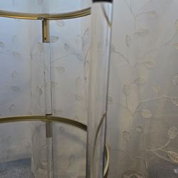 Metal, glass and acrylic small table Downey CA