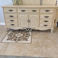 Long Dresser And Mirror 