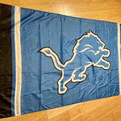 Detroit Lions Flag 3x5 Feet