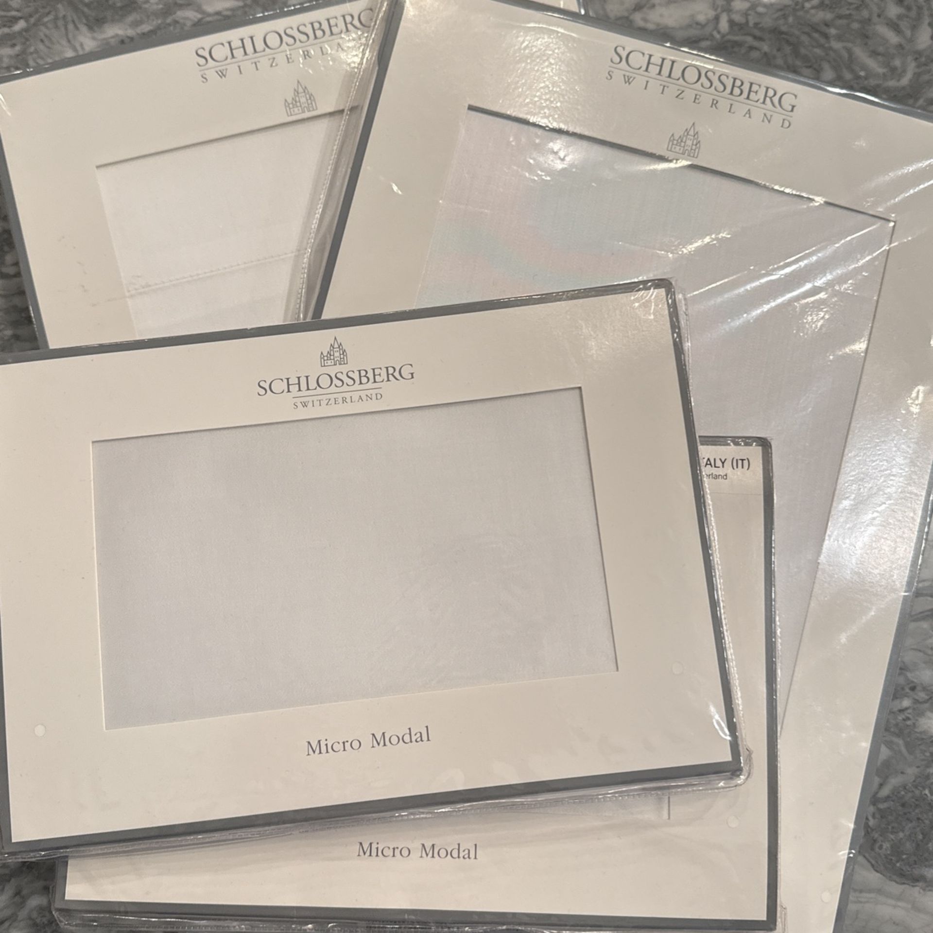 Brand new Schlossberg linens—Two Standard Sheets And Pillows