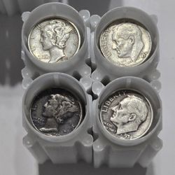 Pre-1964 90% Silver Dimes - Good Deal!