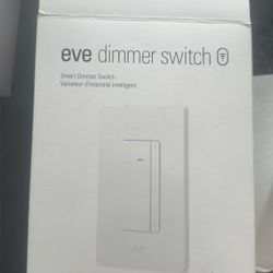 Eve Dimmer Switch (Matter) – Smart Dimmer Switch, for Alexa/Apple/Google/SmartThings/Home Assistant; for Single-Pole switches; Requires Thread Border 