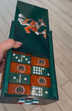 Miami Hurricanes double 9 dominoes