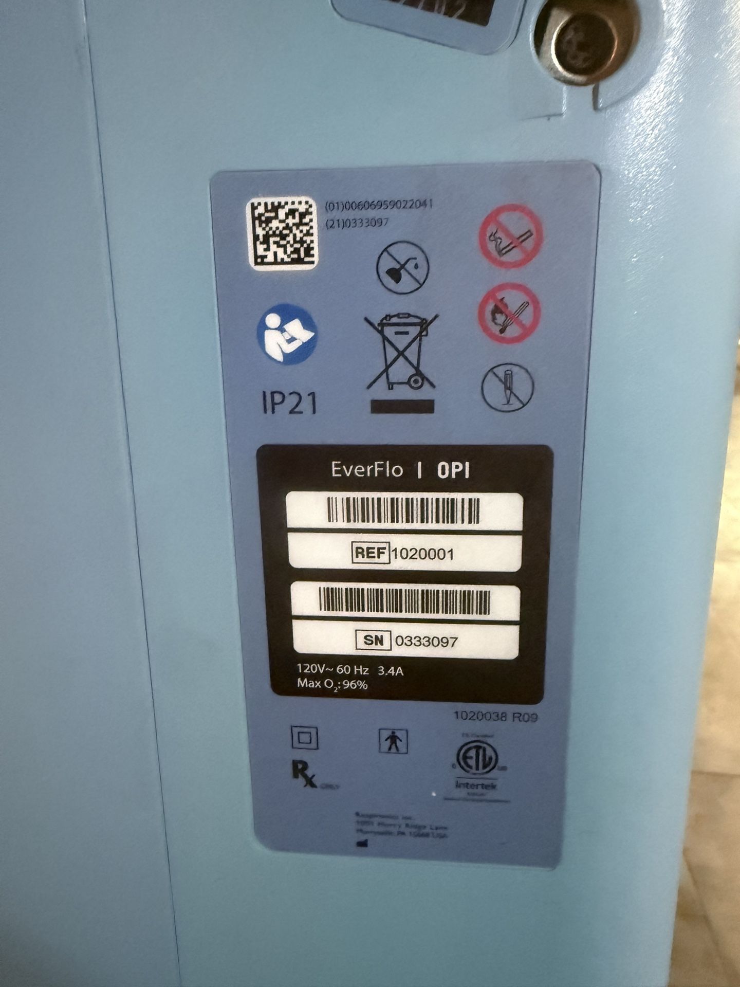 Oxigen Consentrator
