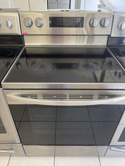 LG GLASS TOP STAINLESS STEEL STOVE