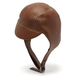 Burberry Leather riding cap
