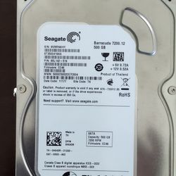 Desktop Hard Drive 500gb