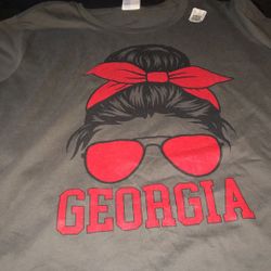 Custom Ladies Georgia Bulldog Shirt