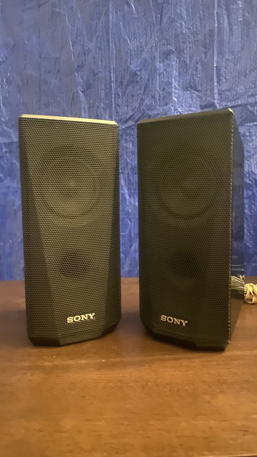 TWO SONY SPEAKERS NEED GONE 