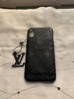 Luxury IPhone X/XS Case With Credit Card Holder Black