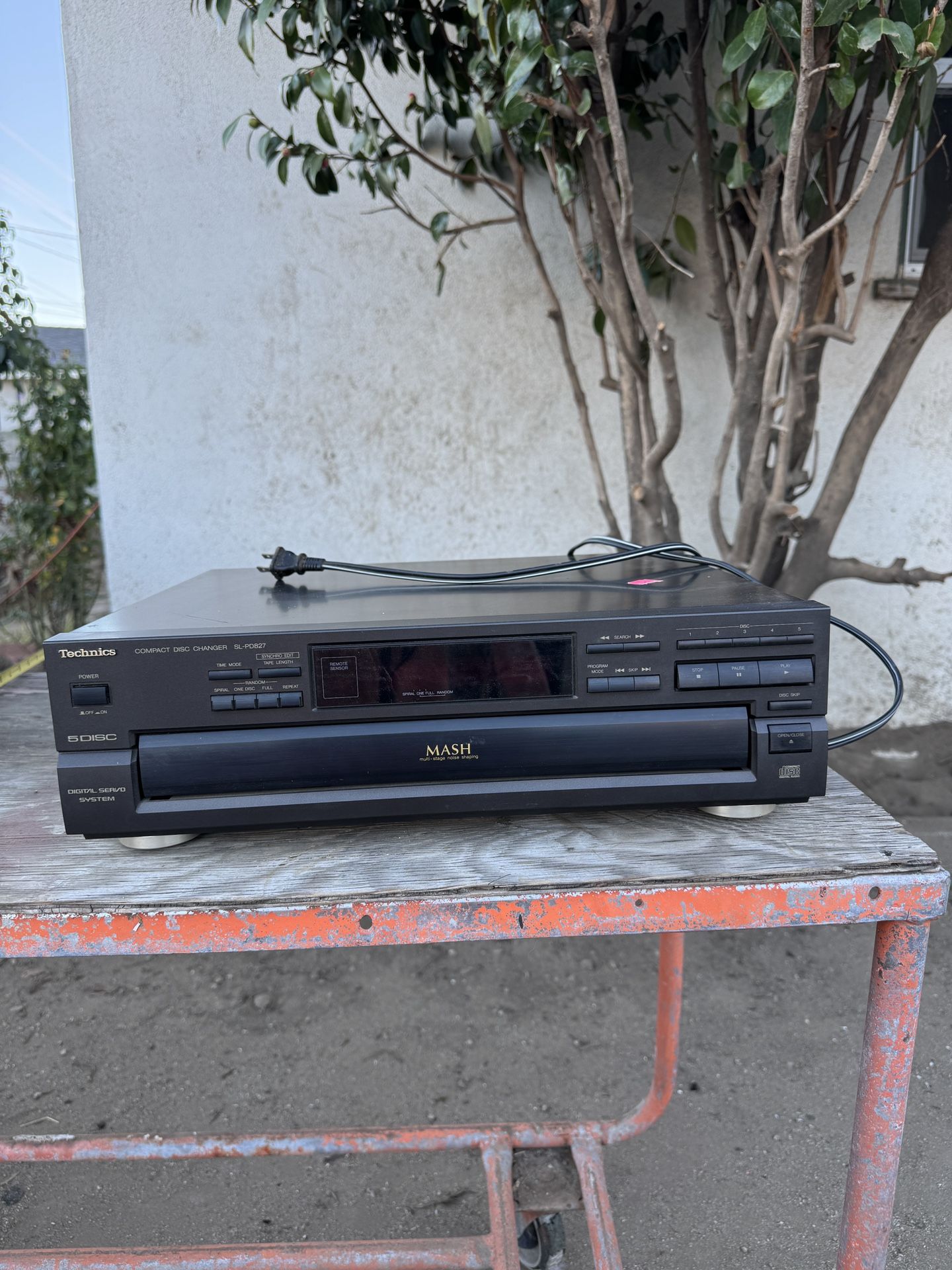 Vintage 90S Technics 5 CD Disc Changer WORKS