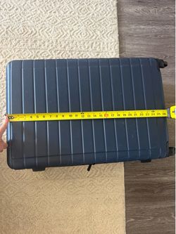 Extra Large Navy Blue Suitcase