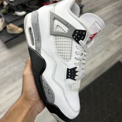 white cement jordan 4